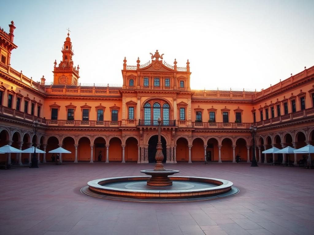 Study in Seville, Spain